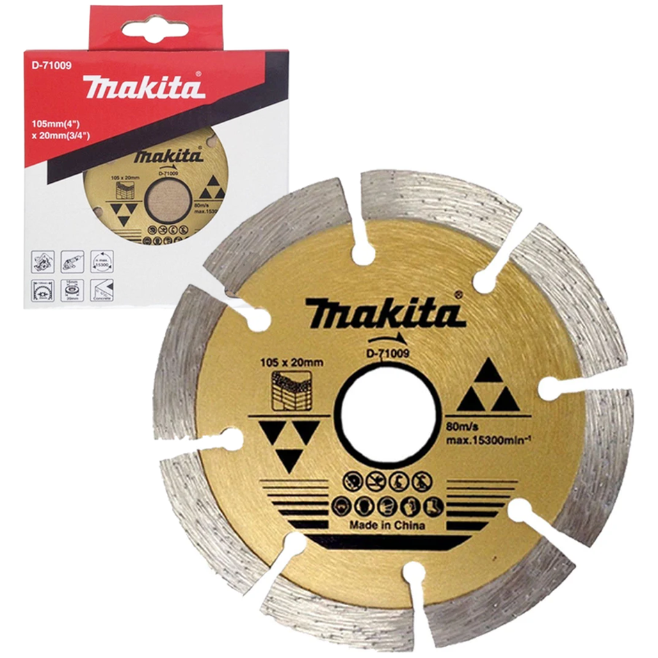 Makita D-71009 Diamond Cutting Disc (Concrete/Stone) 4 Makita D-71009 Diamond Cutting Disc (Concrete/Stone) 4